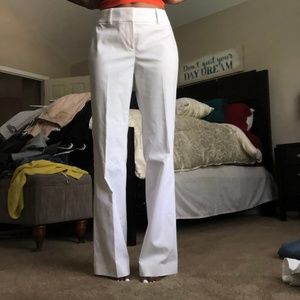 Ann Taylor White Slacks Size 00 NWT